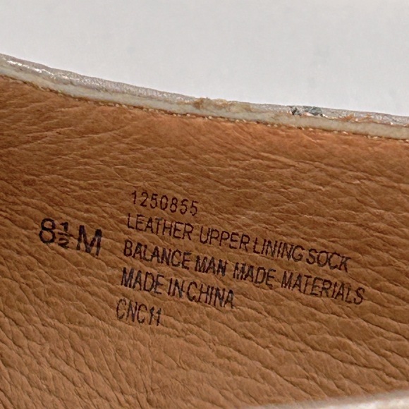 SOFFT Reine Platform Slingback Heel Anthracite Metallic Leather buckle strap 8.5 - Picture 3 of 10